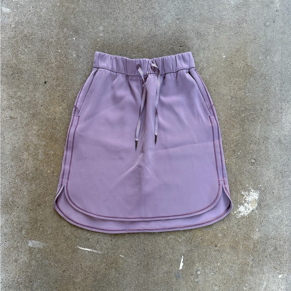 Lululemon On The Fly Skirt 21” Magnum Purple Size 4 Activewear Athleisure Golf - Picture 6 of 10